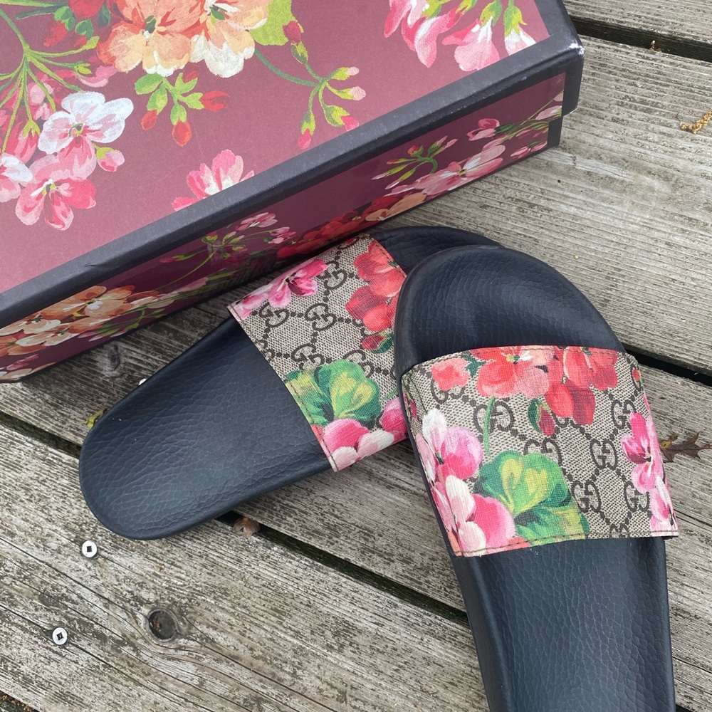 gucci GG blooms slides 🌸